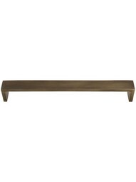 Ultima II Bar-Style Cabinet Pull - 8 inch Center-to-Center in Antique Brass.